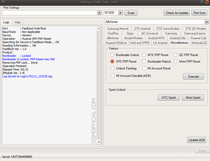 UMT GSM TOOL