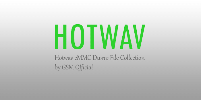Hotwav Dump File