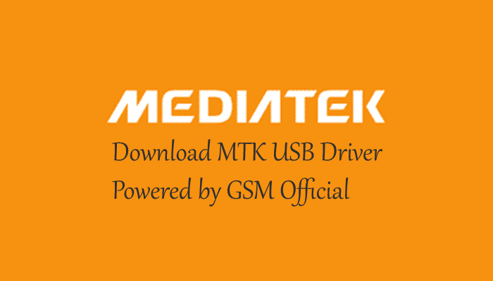 MTK USB Driver