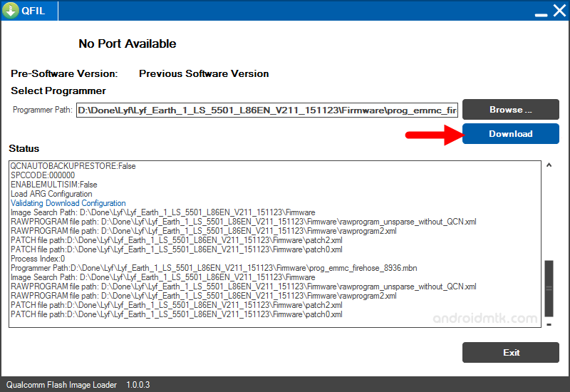 how to use qfil tool