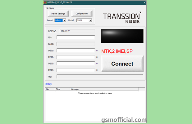 Transsion IMEI Tool v1.5.7