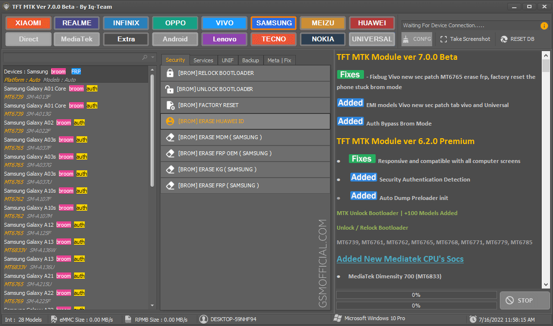 TFT MTK Module