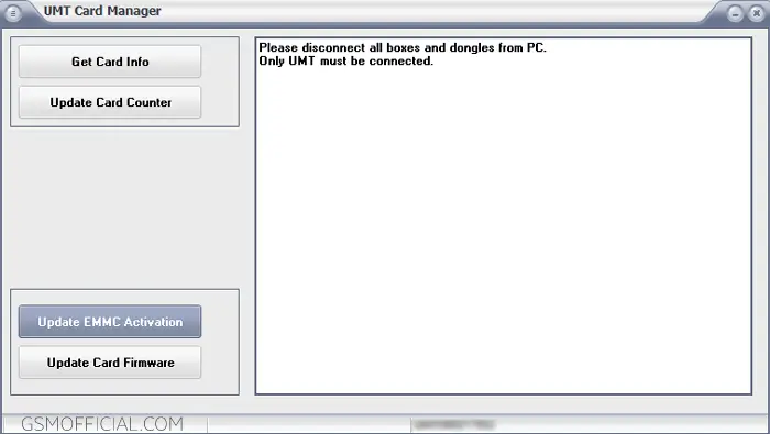 UMT Card Manager